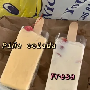 a picture of a bag of frozen yogurt