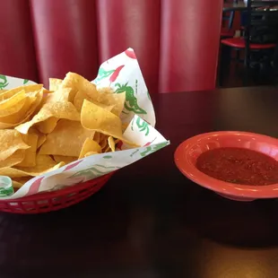 Chips and salsa. Wonderful.