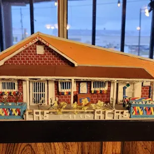 Model of restaurant