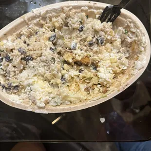 Everything was good but the rice the rice was super hard and probably wouldn&apos;t get it from that location again worse $10 I ever spent