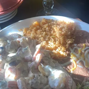 Camerones a la Crema