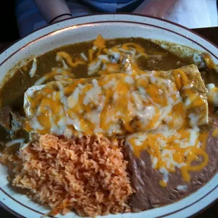 green chili verde burrito