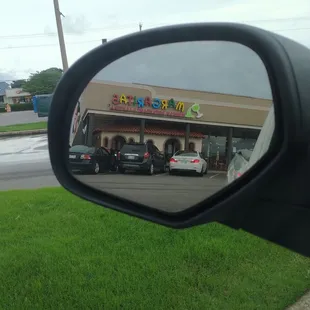 outside