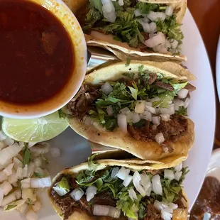 Birria tacos