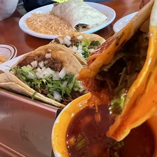 Birria tacos