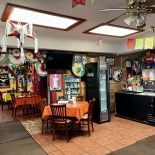 Front left side as you come in