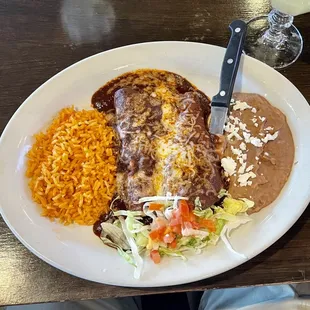 Molé Enchiladas. Always awesome!