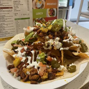 Al pastor nachos
