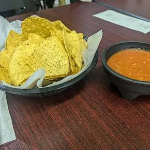 Chips with the best salsa ever