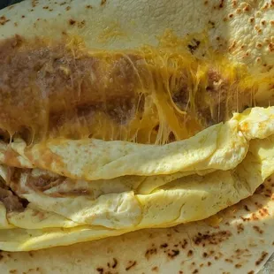 Bean egg cheese Taquito