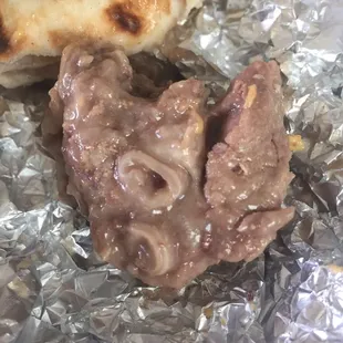 Carne guisada was filled full of fat, chunks of veins and balls of flour. Horrible taste, worst tacos ever!