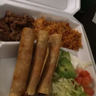 chicken flautas