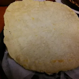 Fresh handmade corn tortillas....omg made to order