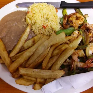 Camarones a la plancha