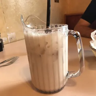 This is the horchata pitcher all for me.