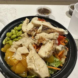 Chinese chicken salad w/out wontons