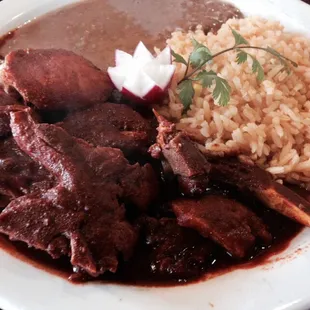 Chuletas de Puerco en Roja (pork chops)