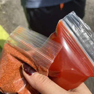 Chamoy and tajin