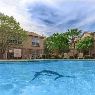 Sparkling pool and spa!