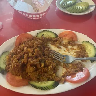 So this is the smoked marlin.  I thought I was getting actual fish