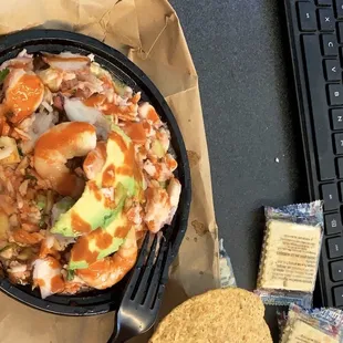 Tostada mixta..