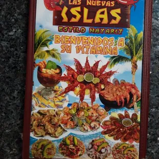Te menú from Las Nuevas Islas. Riaño CA