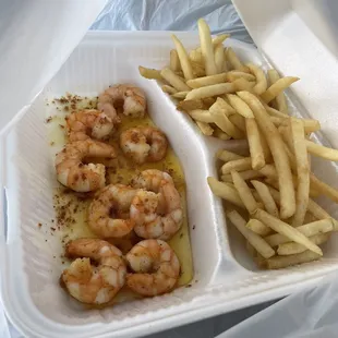 Shrimp off the kids menu. So good!