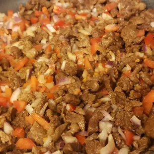Good quality meat, made some homemade carne with veggies for some burritos..