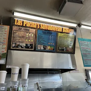 Front/interior/menu