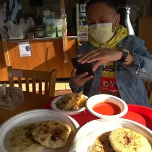 Screenshot of my stream when I received my meal