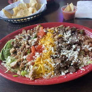 Fajita salad. The best!!