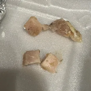 Raw chicken fajita