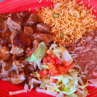 Carne Guisada plate