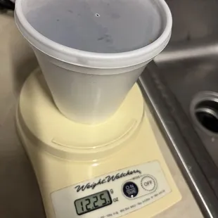 Not 16 oz, like it's supposed to be