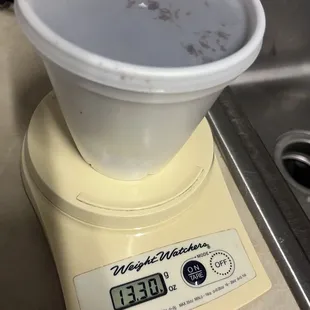 Not 16 oz, like it's supposed to be