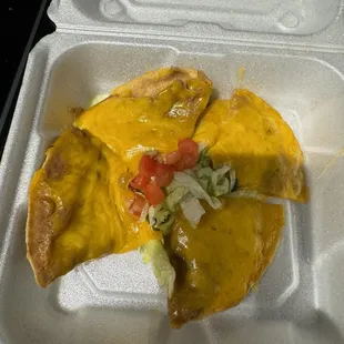 Kids nachos plate