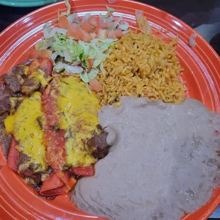 Carne guisada enchiladas- this is a new menu item