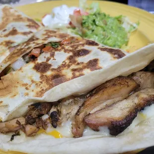 Chicken fajita quesadilla