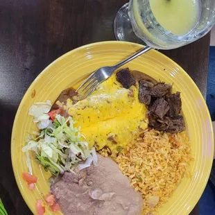 Las palapas plate