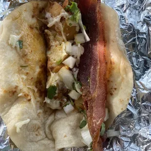 Potato plus - more onions than potatoes (bacon was on point though)