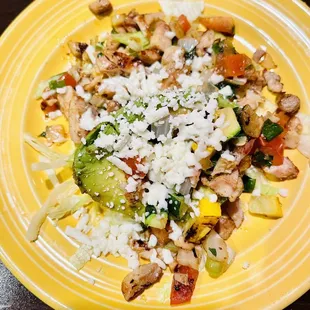 Pollo Asado filled Avocado-from the Gluten free menu! Love this, so delicious!!!
