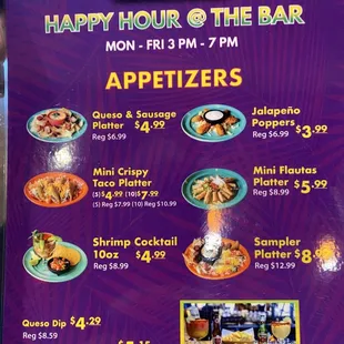 Happy Hour Specials