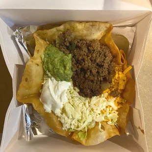 Picadillo Taco Salad with No Tomatoes!