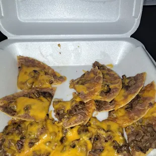 Half order of nachos