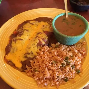 My Cinco de Mayo lunch, delicious Tex Mex!