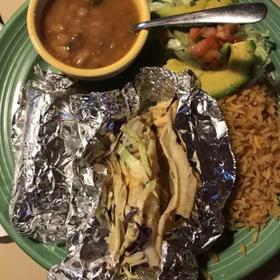 Fish Taco Plate