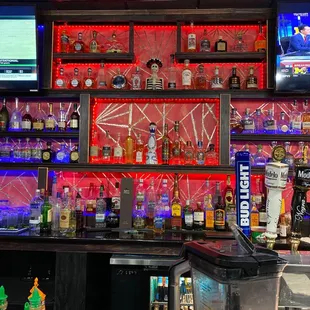 At the bar