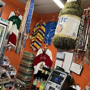 a store with a cash machine