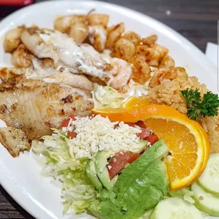 a plate of food