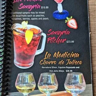 This is page 11 of their drink menu.  Photo taken June 6, 2023.